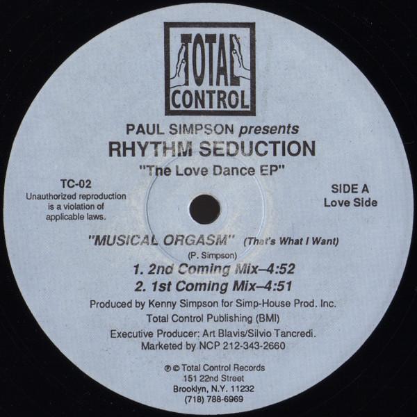 Paul Simpson, Rhythm Seduction - The Love Dance EP