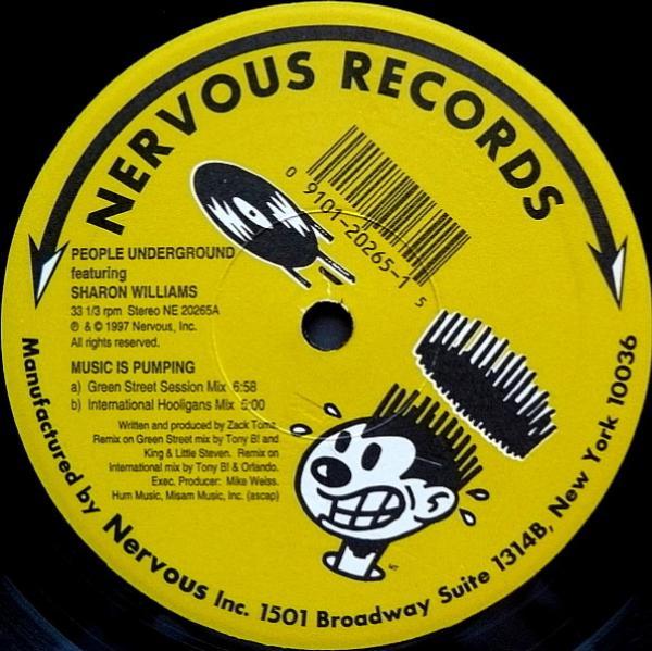 People Underground, Sharon Williams - Music Is Pumping (The West Coast Remixes)