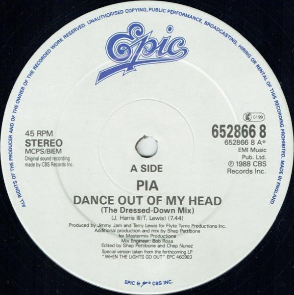 Pia Zadora - Dance Out Of My Head (The Dressed-Down Mix)