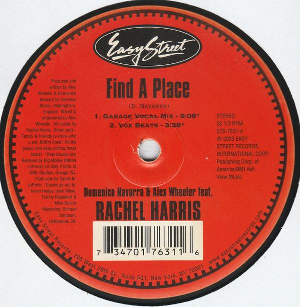 Rachel Harris - Find A Place