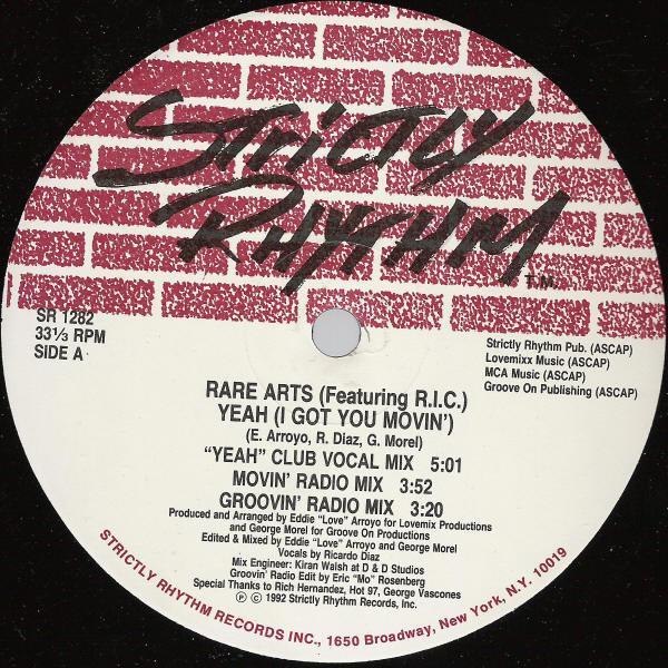 Rare Arts, R.I.C.  - Yeah (I Got You Movin')