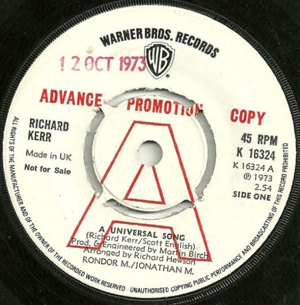 Richard Kerr - A Universal Song / The Family Way