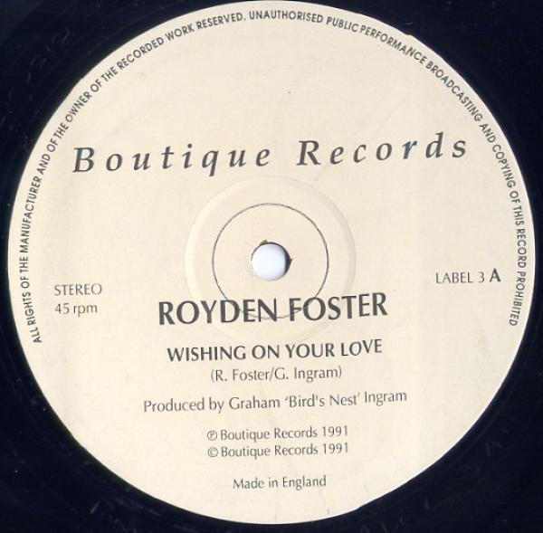 Royden Foster - Wishing On Your Love