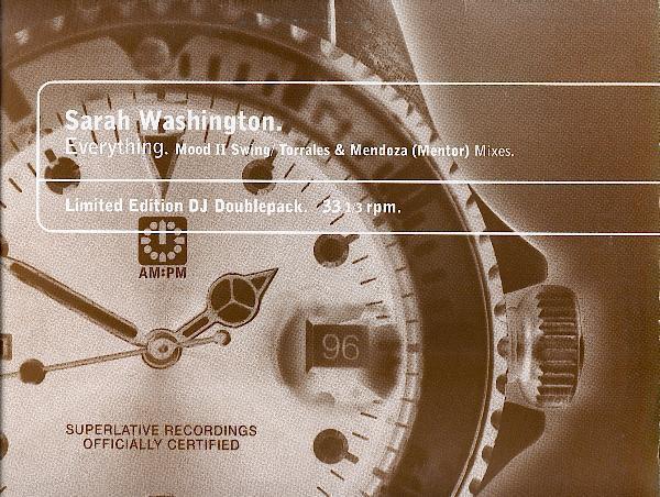 Sarah Washington - Everything (Mood II Swing / Torrales & Mendoza (Mentor) Mixes)