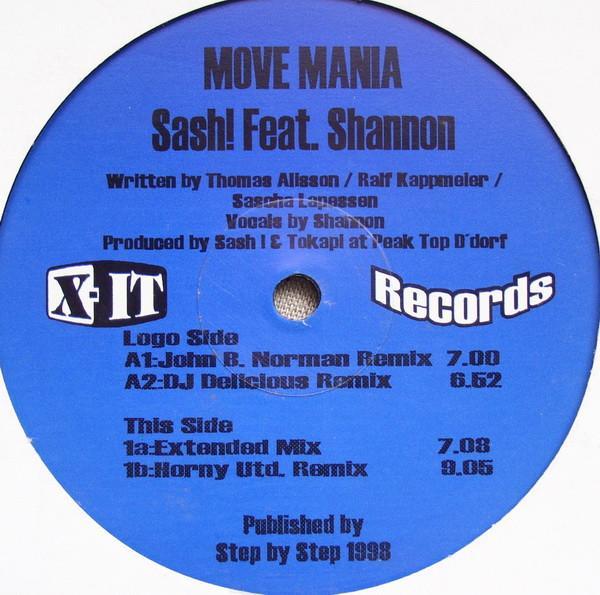 Sash!, Shannon - Move Mania