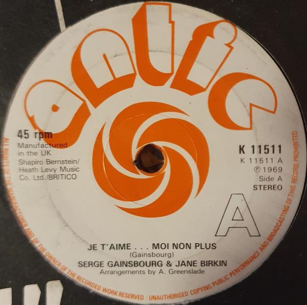 Serge Gainsbourg, Jane Birkin - Je T'aime ... Moi Non Plus