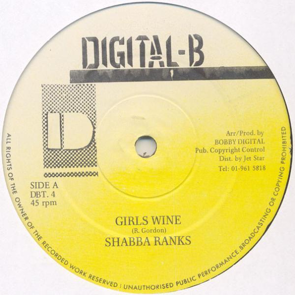 Shabba Ranks - Girls Wine