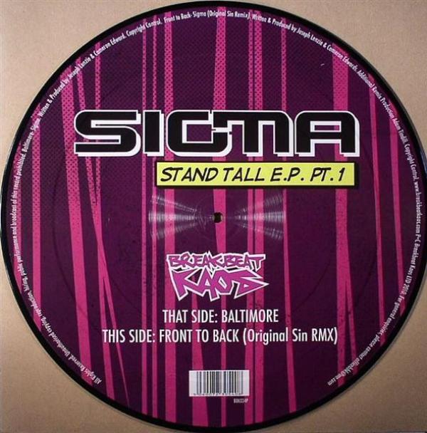 Sigma (8) - Stand Tall E.P. Pt. 1