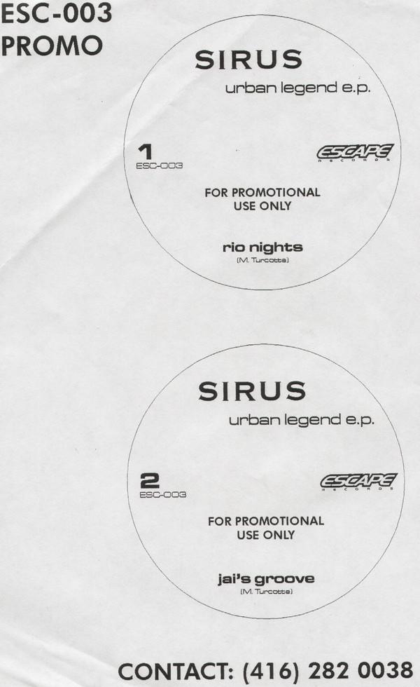 Sirus - Urban Legend E.P.