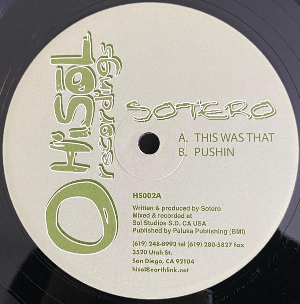 Sotero - This Was That