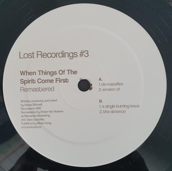 Steve Bicknell - Lost Recordings #3 - When Things Of The Spirit Come First
