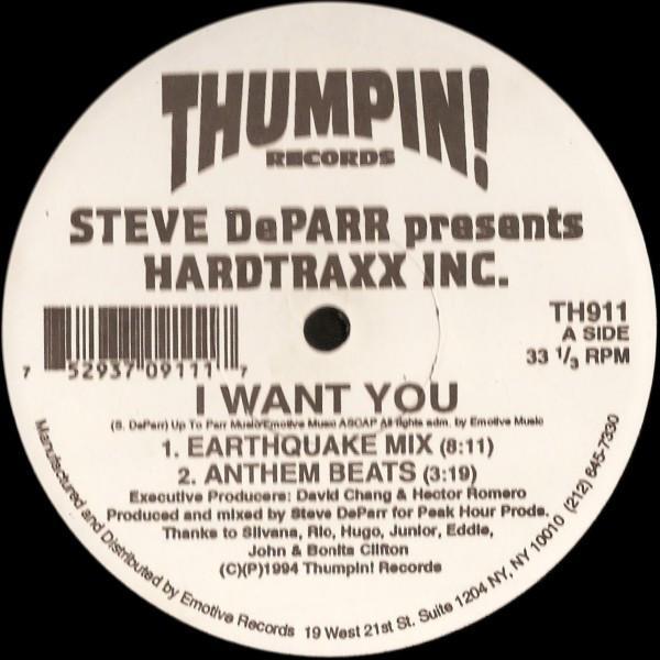 Steve DeParr, Hardtraxx Inc. - I Want You