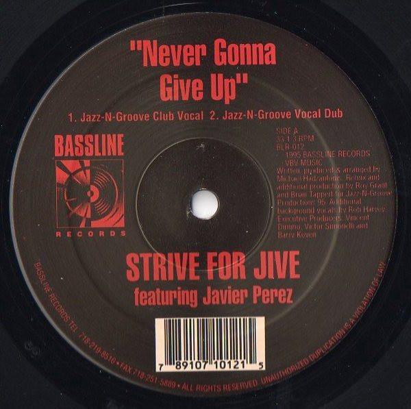 Strive For Jive, Javier Perez - Never Gonna Give Up