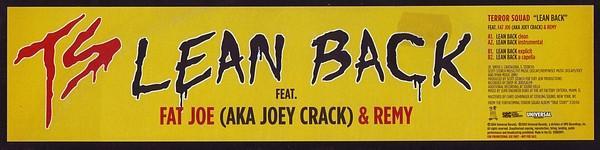 Terror Squad, Fat Joe, Joe Crack, Remy Martin - Lean Back