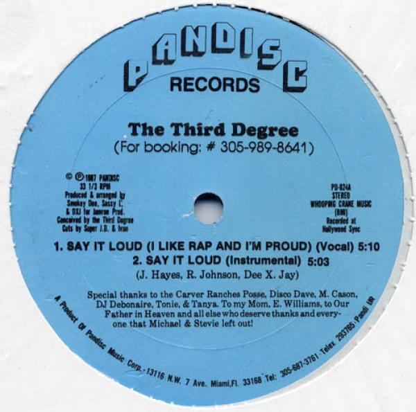 The Third Degree - Say It Loud