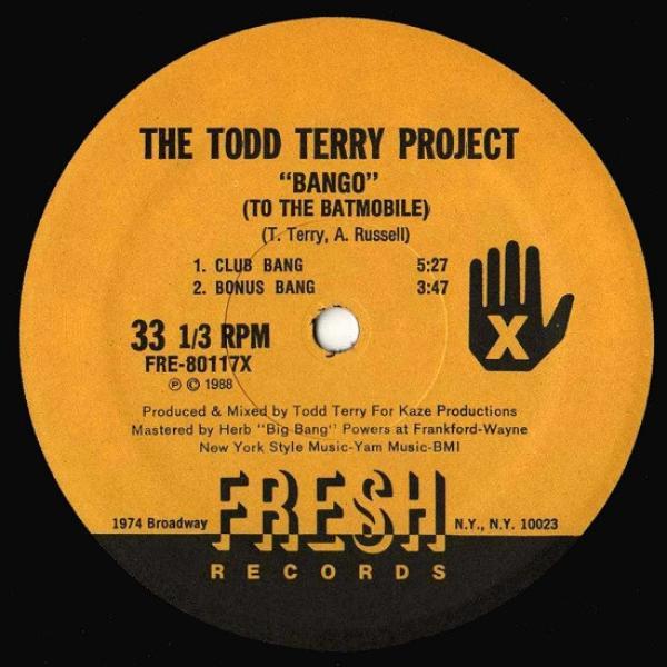 The Todd Terry Project - Bango (To The Batmobile) / Back To The Beat