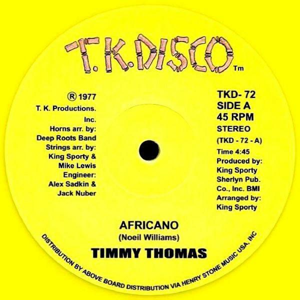 Timmy Thomas - Africano / Funky Me / Why Can't We Live Together