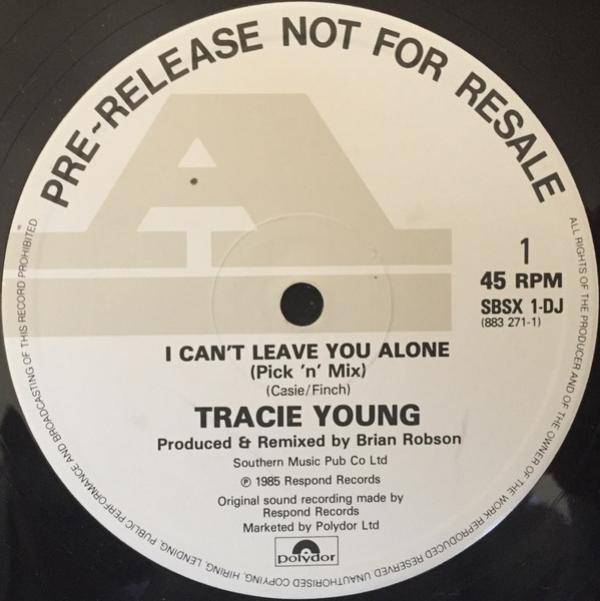 Tracie Young - I Can't Leave You Alone