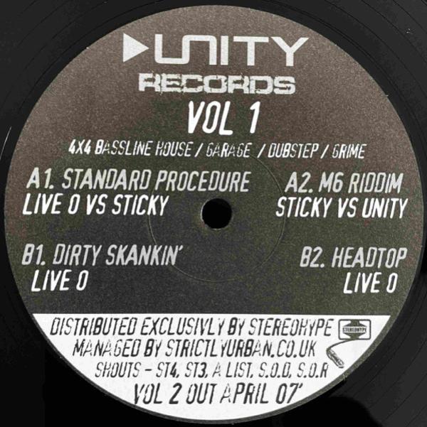  - Unity Records Vol 1