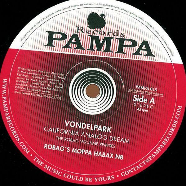 Vondelpark - California Analog Dream  (The Robag Wruhme Remixes)