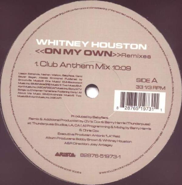 Whitney Houston - On My Own (Remixes)