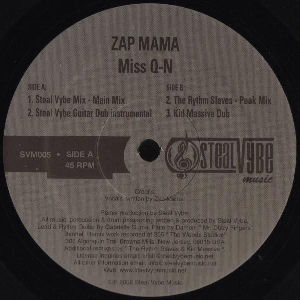 Zap Mama - Miss Q-N