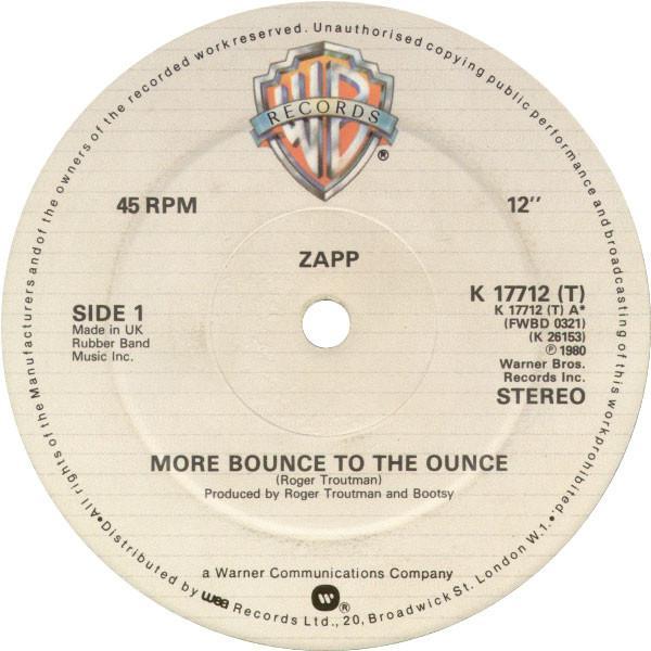 Zapp - More Bounce To The Ounce